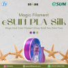 eSUN PLA Silk Magic Dual Color Filament Glossy Finish Two Color Tone - CLEARANCE STOCK